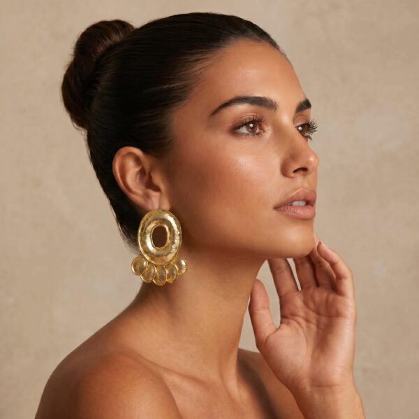 Ancestral Coin Statement Earrings